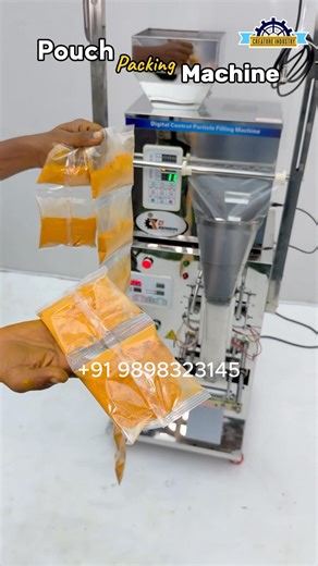 Automatic Powder Packing Machine 🔥 | Automatic Pouch Packing Machine with Ribbon Batch Coder