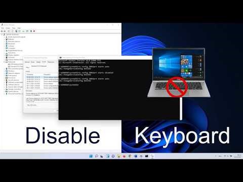 How To Disable Laptop Keyboard in Windows 11 Command Prompt.