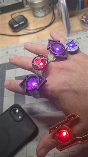 He’s one step closer to collecting every Lantern Corps ring 😭 #greenlantern #3dprinting #lanterns