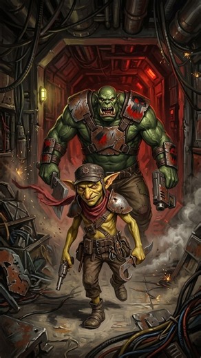 The Orks Who Got Outsmarted By Grots #Warhammer40k #Orks #Grots