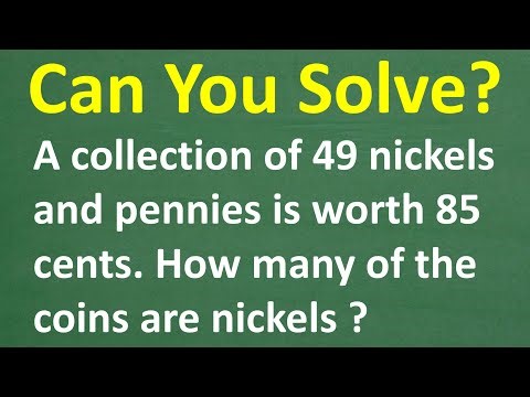Nickels & Pennies Problem: 49 Coins = 85¢ (Can You Solve It?)