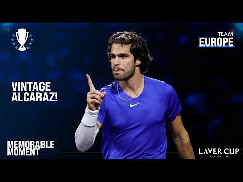 Alcaraz's Unreal Recovery to Win Frantic Doubles Point! | Laver Cup 2026