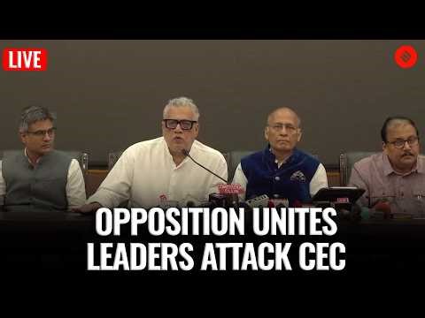 LIVE: Opposition Blasts Poll Body In Joint Press Conference | West Bengal Assembly Elections