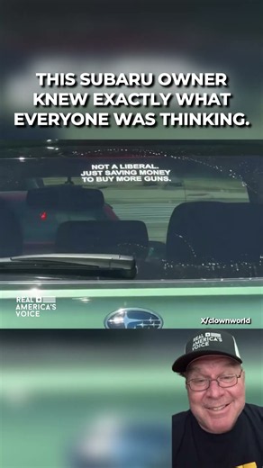 THIS SUBARU OWNER KNEW EXACTLY WHAT EVERYONE WAS THINKING.