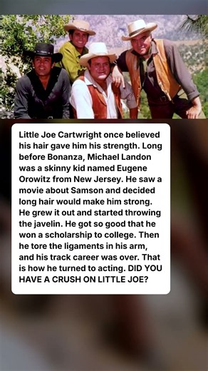 Little Joe Thought His Hair Was His Strength.