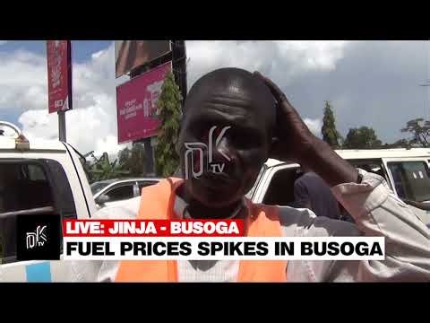 E Jinja bekyaye! Fuel Prices hikes in Jinja, Petrol litre at 6K, Sellers & travelers express Concern