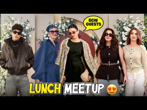 BCW Lunch Meet-Up 😍❤️ | A Special Gift from Fatima 🎁 | Hira Faisal | Sistrology
