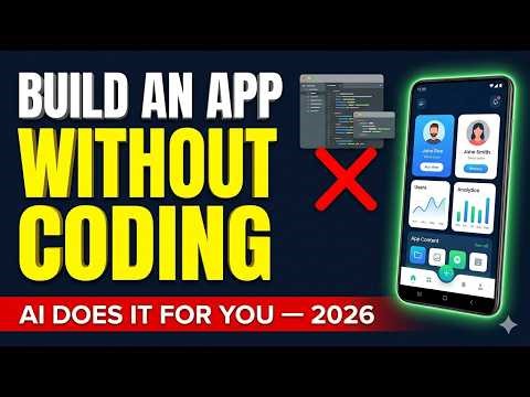 How to Build an Android App in 2026 WITHOUT Coding | AI Does It For You