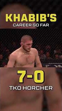 Khabib Nurmagomedov's Career So Far 🦅 #ufcshorts
