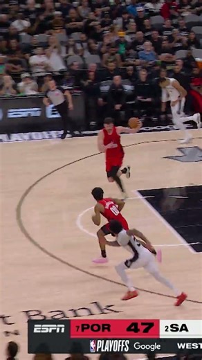Scoot Henderson Dunk Game 5 vs Spurs #scoothenderson #dunk #slamdunk #slam #nba #trailblazers