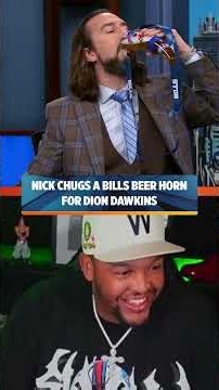 Nick secured the invite to Buffalo 🤝 #nfl #football #bills