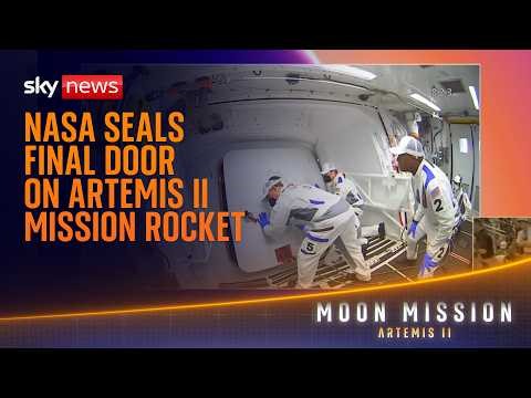 NASA seals final door - as countdown enters final phase