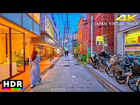 Tokyo Todoroki, Sunset to Night Walk in Setagaya-ku, Japan • 4K HDR