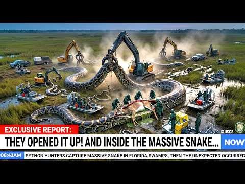 Florida's Python Hunters Caught the Biggest One Ever — And Found Something Inside It