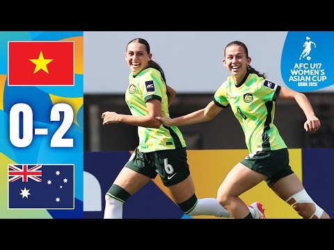 Cheeky chip seals Semis & World Cup! | Vietnam - Australia | Highlights | AFC U17 Women's Asian Cup™