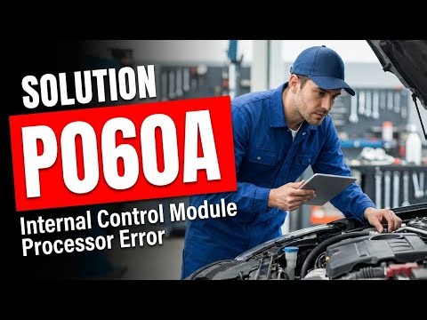 HOW TO FIX P060A OBD II ERROR CODE - Internal Control Module Processor Error
