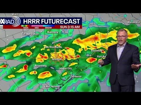 Houston weather: Rain to continue overnight
