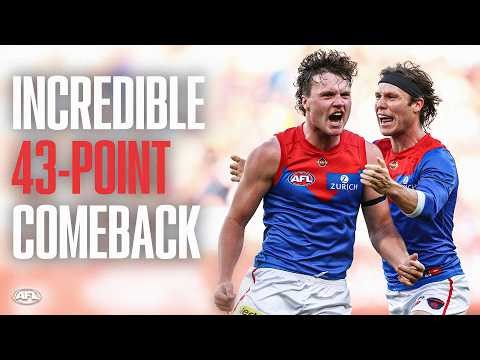 EVERY GOAL of Melbourne's comeback against Carlton