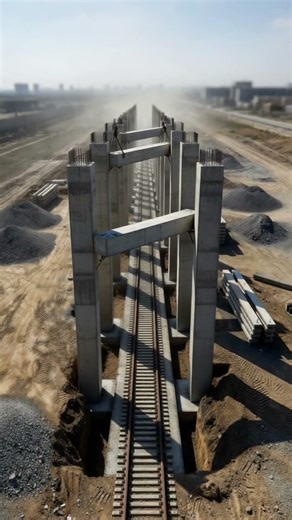 High-Speed Rail Elevated Track Build | Mega Infrastructure Transformation #luxuryhome #beforeafter