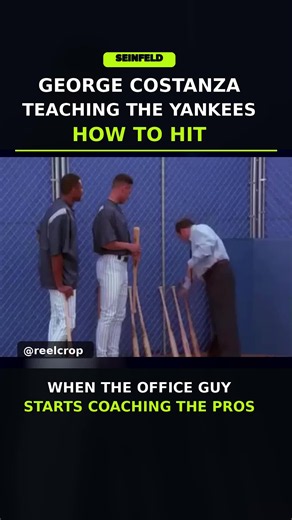 Yankees player gets batting lesson from George Costanza