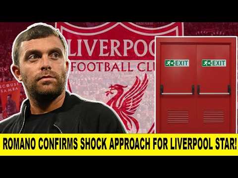 Fabrizio Romano Confirms HUGE Approach Made For Liverpool Star As SHOCK Exit Emerges!