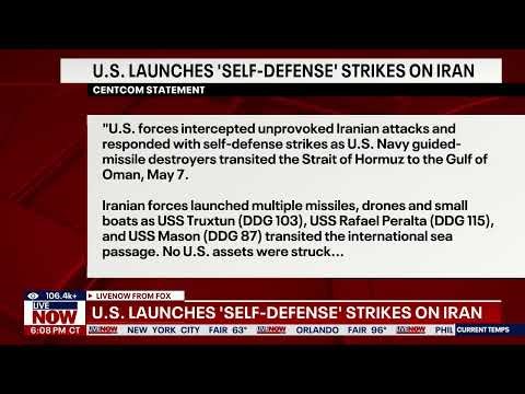 US launches 'self-defense' strikes on Iran after attacks on warships