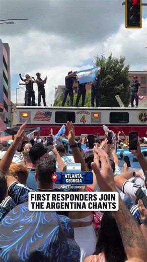 First responders are loving the Argentine energy in Atlanta