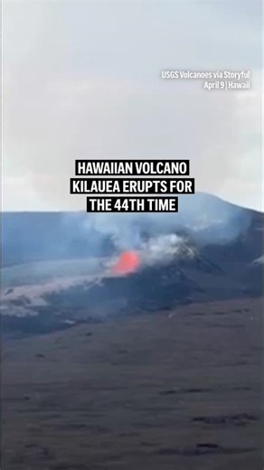 Hawaiian volcano Kilauea erupts for the 44th time