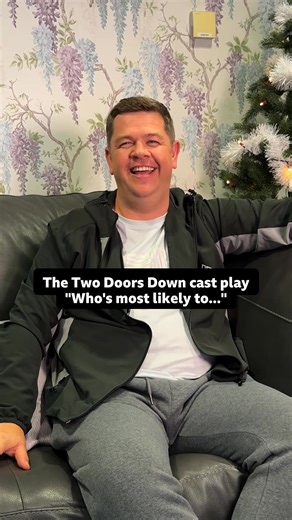 The Two Doors Down cast play "who's most likely to..." #TwoDoorsDown Christmas Special 2025 is coming to BBC iPlayer on Christmas Eve. | BBC Scotland