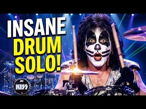 KISS Legend Peter Criss - Raw 1998 Drum Solo Performance