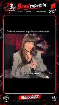 Dakota Johnson’s Top 5 Most Iconic Movie Moments 🔥 #Shorts