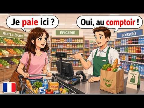 60 Minutes of Daily French Dialogues for beginners | Daily French Conversation (A1-A2)