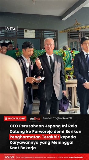 CEO perusahaan Jepang datang ke Purworejo berikan penghormatan terakhir karyawannya #japan #shorts