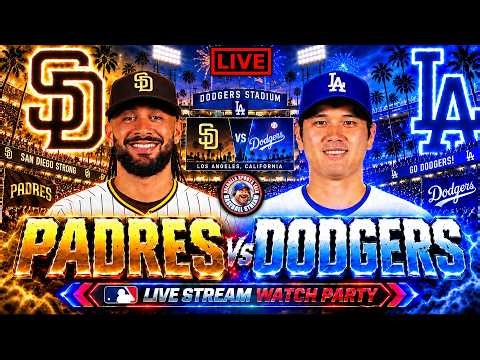 ⚾Los Angeles Dodgers VS San Diego Padres 🔴 LIVE 🔴 MLB Live Stream Watch Party.