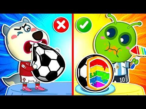 Is it Real or Cake? ⚽ The World Cup 2026 Ball Hyperrealistic Challenge! | Lycan Cartoon for Kids