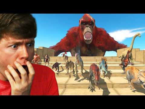 DINOSAURS vs SKAR KING TRAP in ARBS!? (Reaction)