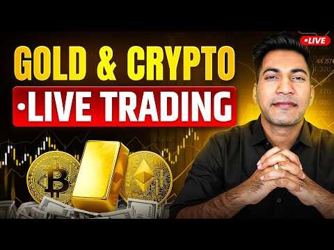 Crypto and Gold Live Trading | Bitcoin & Gold Live Trading