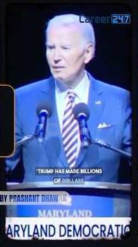 BIDEN RETURNS TO HIT AT TRUMP | Classic Biden Moment #Trump #Biden #PrashantDhawan