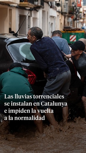 Las lluvias torrenciales se instalan en Catalunya e impiden la vuelta a la normalidad