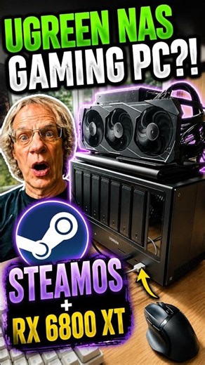 Steam OS installed on my NAS with eGPU