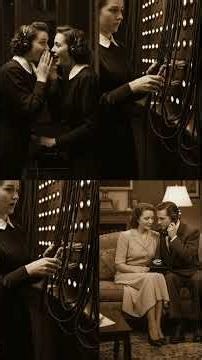 Phone Calls Needed Human Permission Until the 1960s 📞 #TelephoneHistory #VintageTechnology