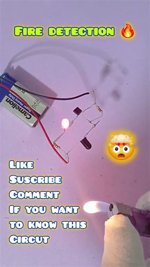fire detection circute #diy #shorts #engineering