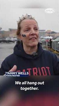 Patriots fans celebrate final home playoff game at Gillette Stadium