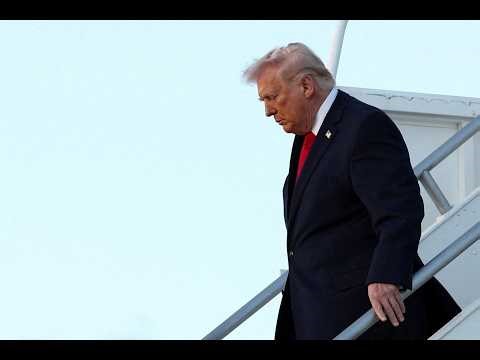 LIVE: US President Donald Trump arrives at Palm Beach | Washington | USA | Iran War