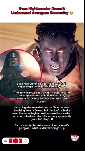 Even Nightcrawler Doesn’t Understand Avengers: Doomsday 😳 #usashorts