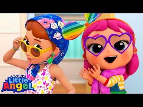 Family Fashion Parade! 👗🎉 Dress Up Fun for Kids | Little Angel Kids Songs & Nursery Rhymes