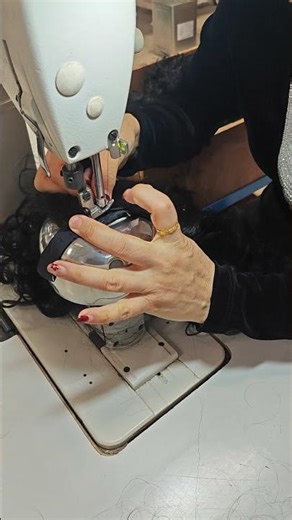Making wigs with a sewing machine. Wig skills. #wigs #hair #hairstyle