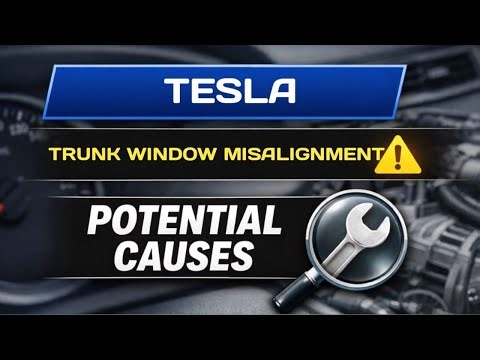 Tesla Window Trunk Alignment Issues – Possible Causes Explained