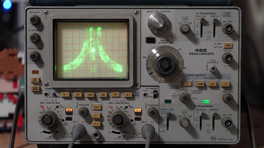示波器音乐Primer-使用泰克485模拟示波器