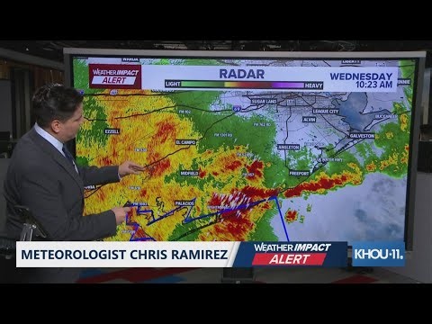 Weather Impact: Tracking more rain and storms pushing into the Houston area